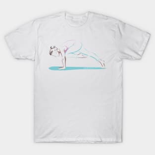 Yoga - Plank pose variation T-Shirt